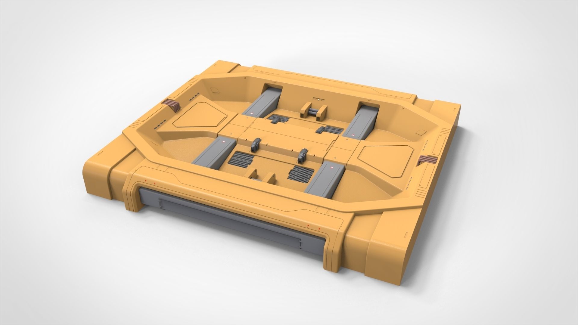 sci-fi Architecture kitbash 37 3D model_16