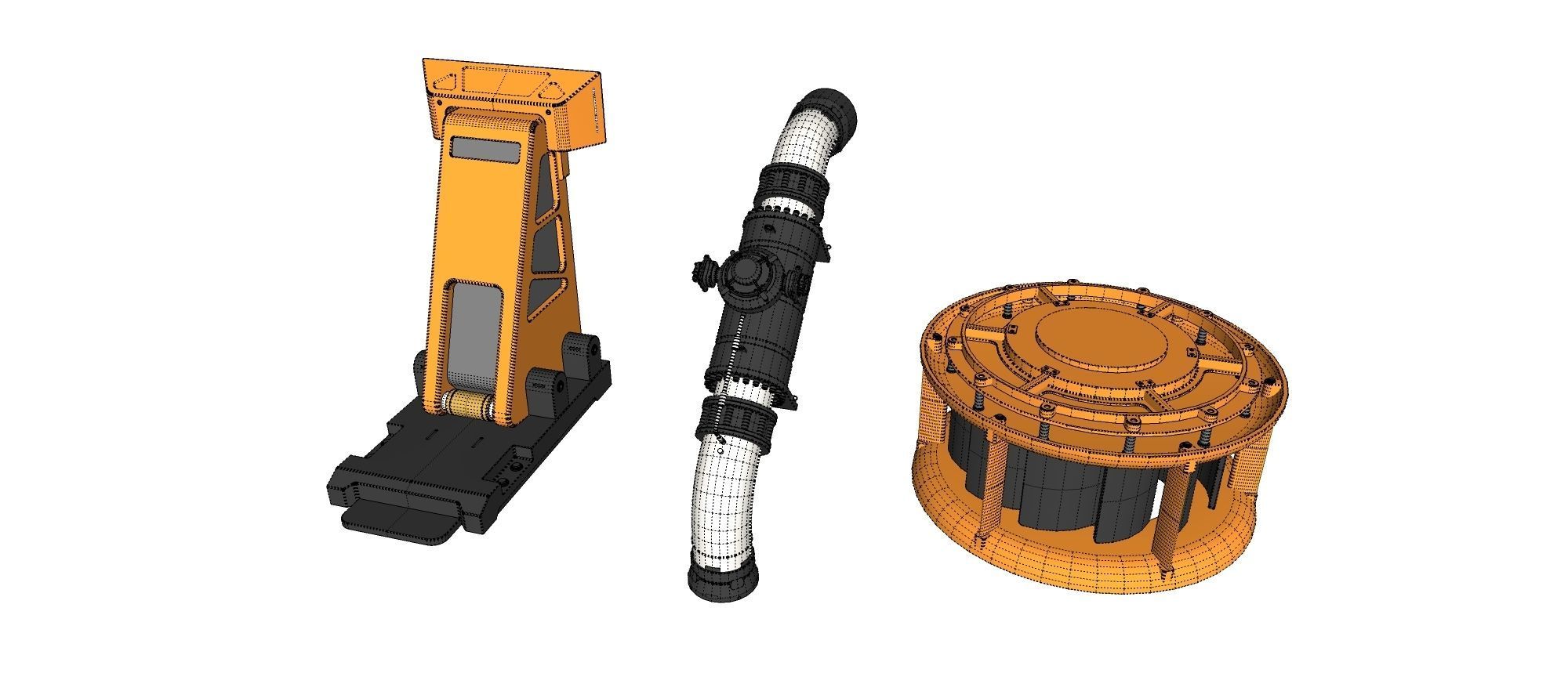 sci-fi Architecture kitbash 37 3D model_23