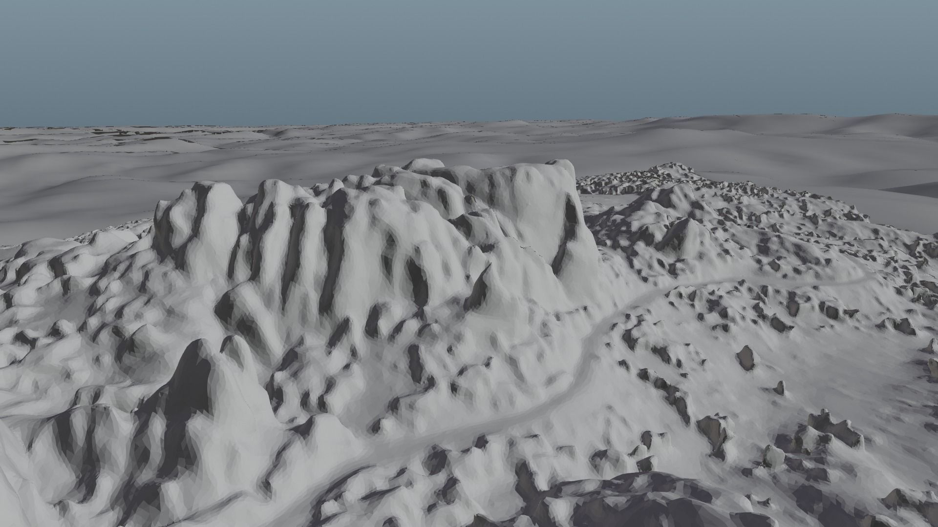 Mount Rushmore Landscape and 3D Printable 3D model_41