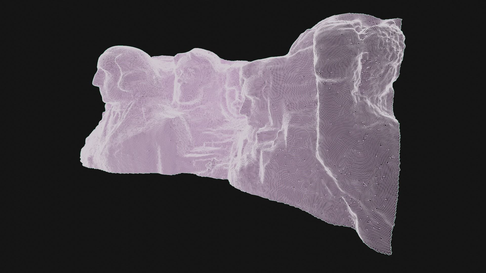 Mount Rushmore Landscape and 3D Printable 3D model_23