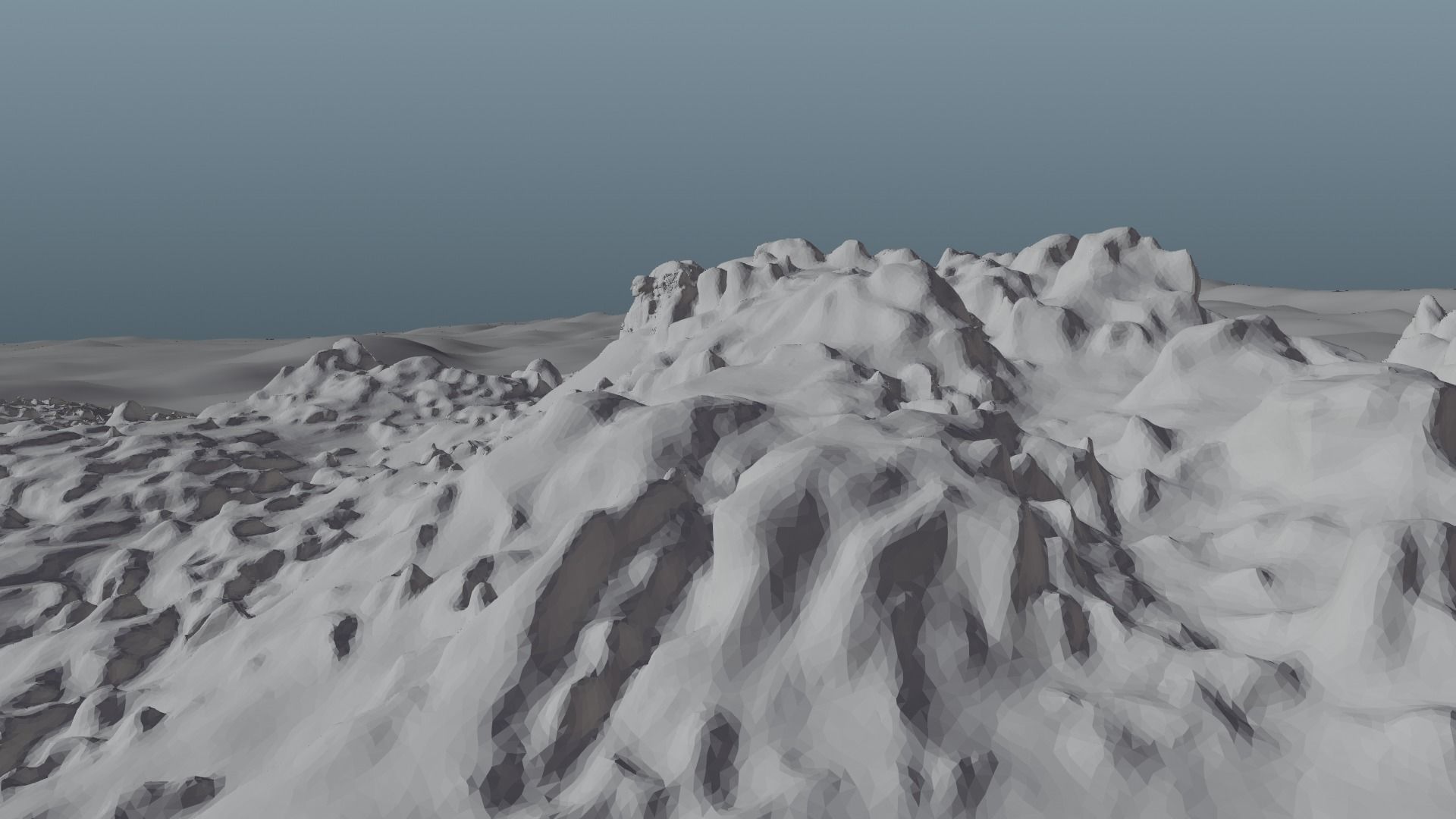 Mount Rushmore Landscape and 3D Printable 3D model_36