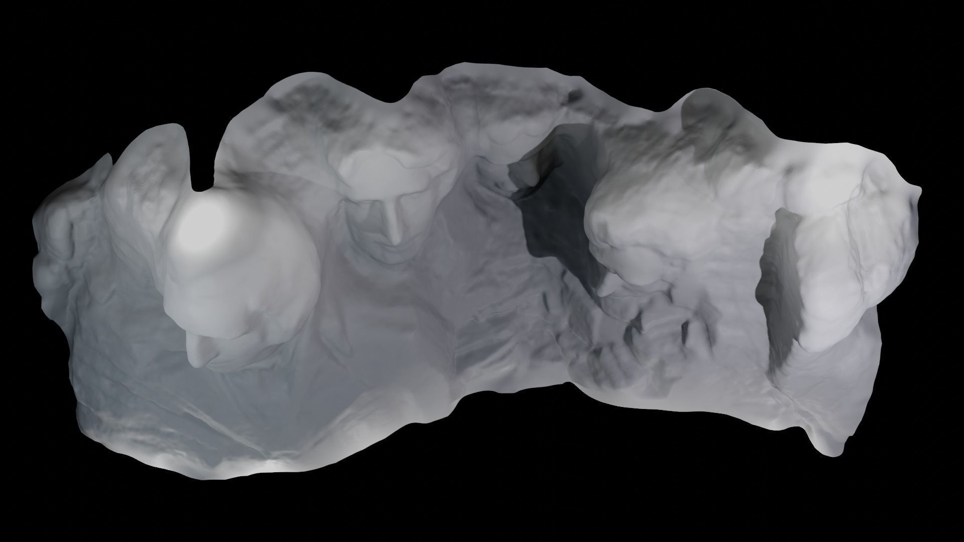 Mount Rushmore Landscape and 3D Printable 3D model_31