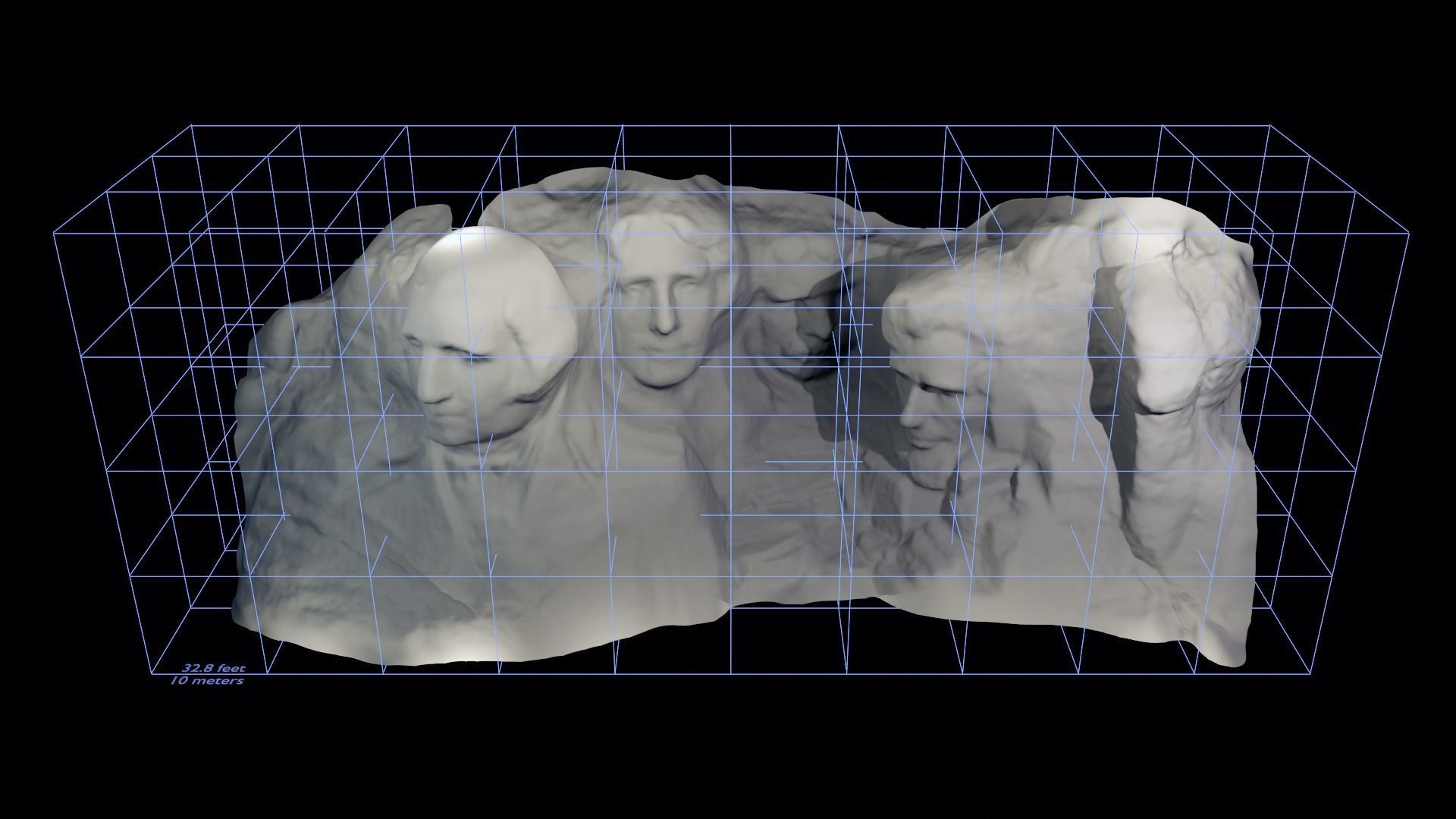 Mount Rushmore Landscape and 3D Printable 3D model_33