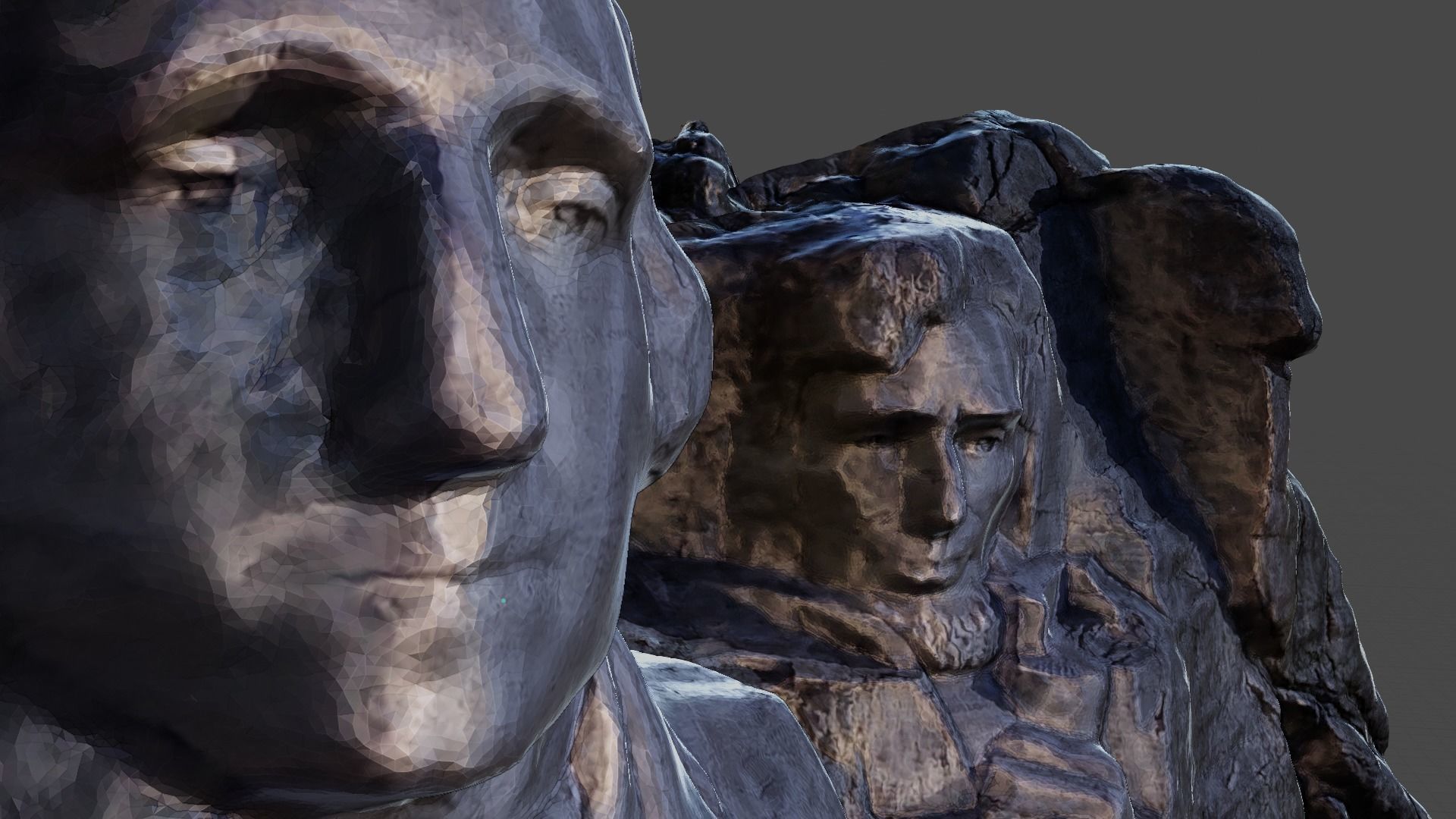 Mount Rushmore Landscape and 3D Printable 3D model_17