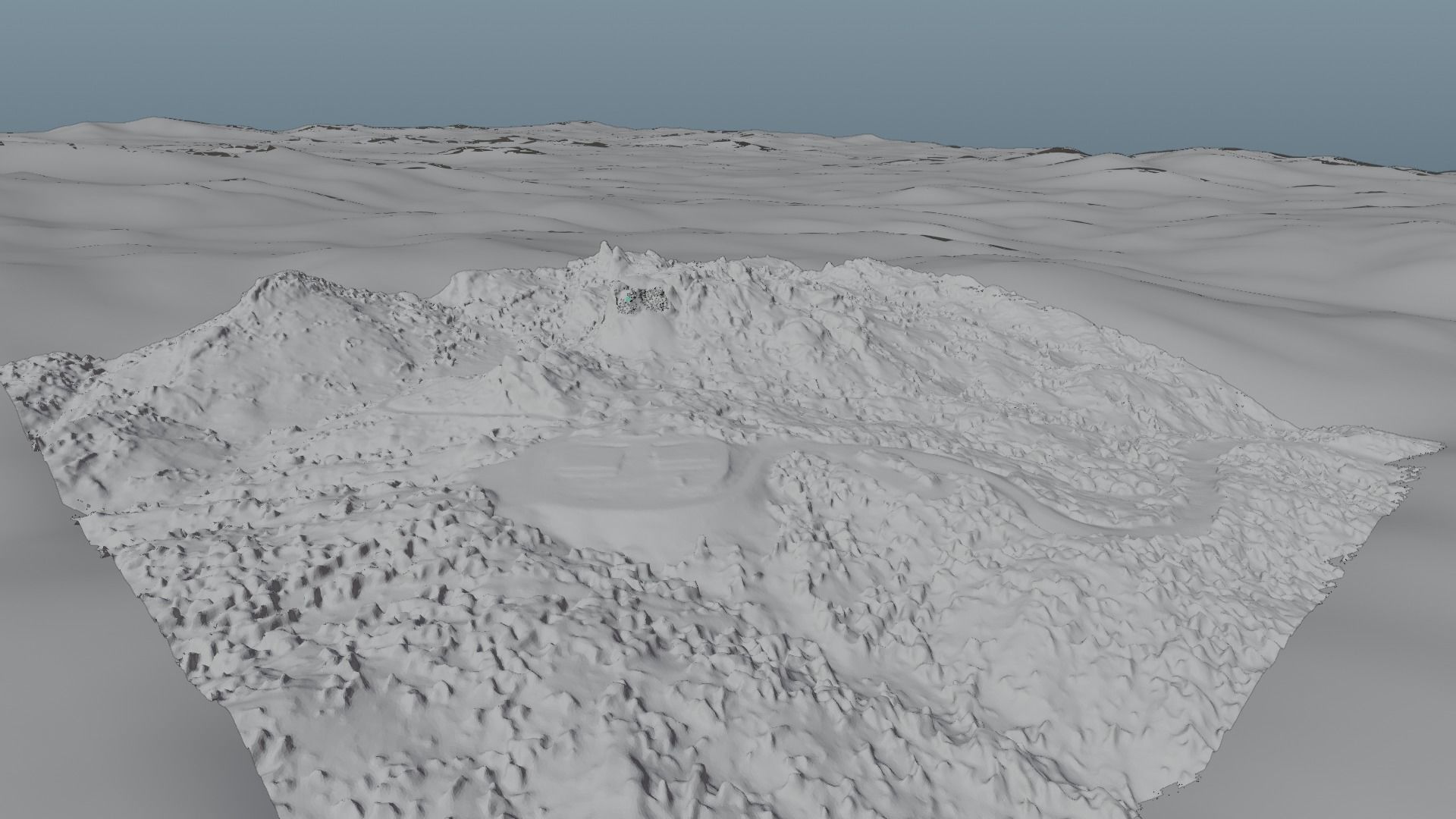 Mount Rushmore Landscape and 3D Printable 3D model_37