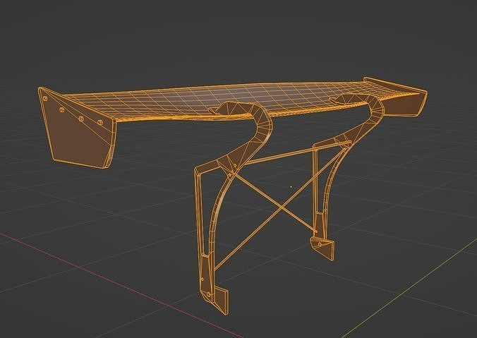 Drift Spoiler Free low-poly 3D model