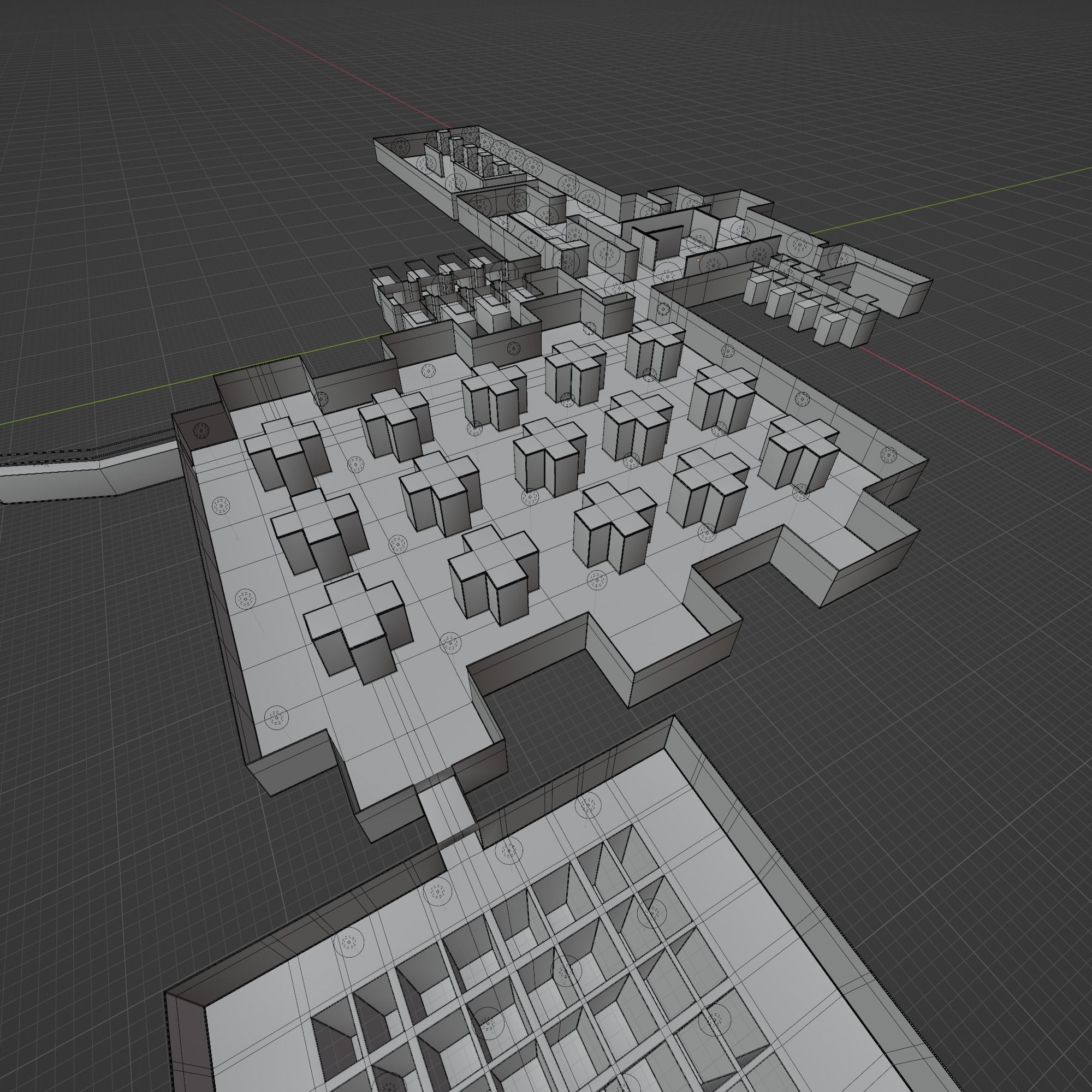 The Backrooms - Blender EEVEE 3D model Low-poly 3D model_17