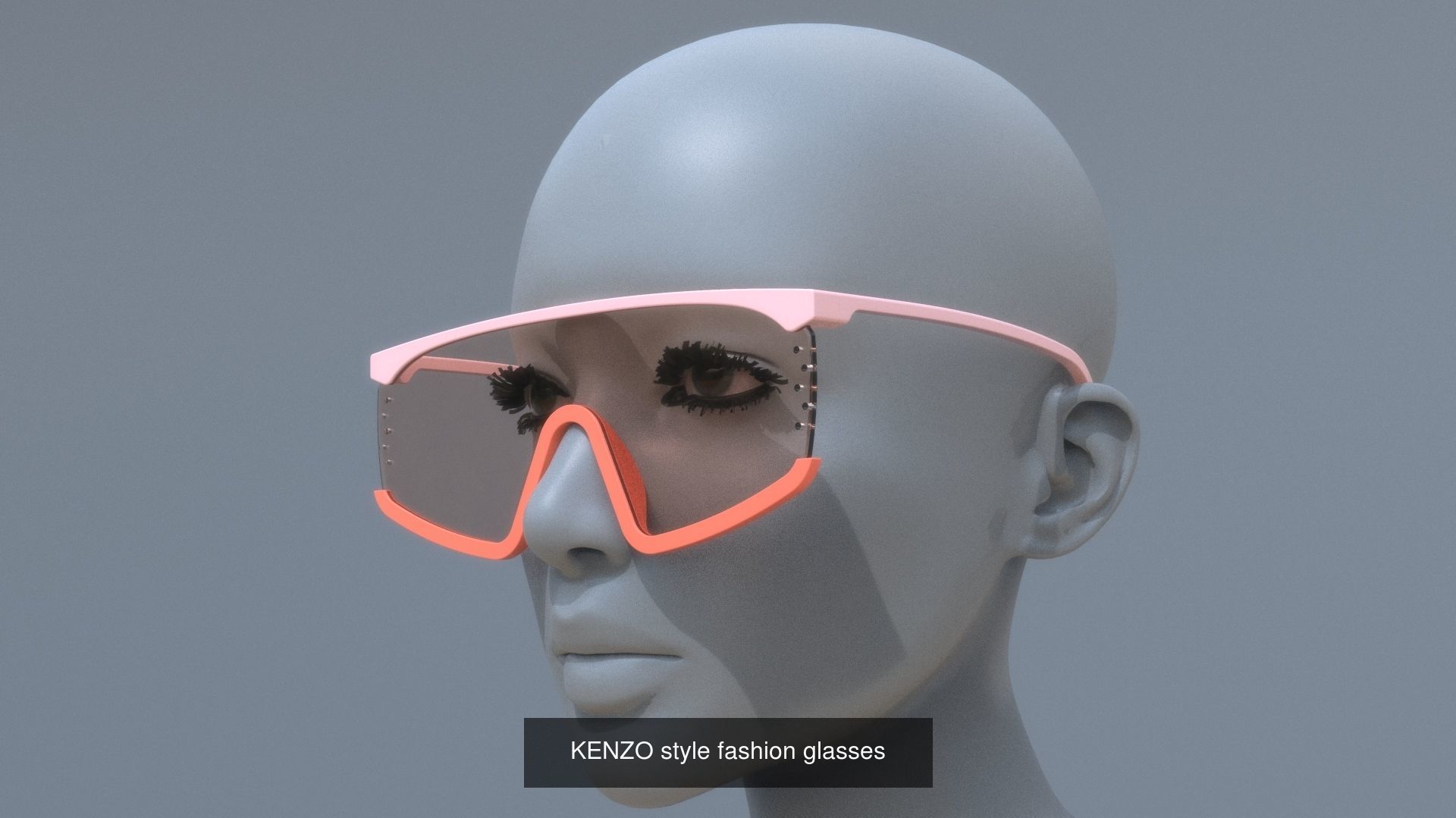 Sci fi glasses and helmet pack x12 3D Model Collection_12