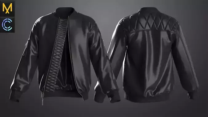 Bomber Male OBJ mtl FBX ZPRJ