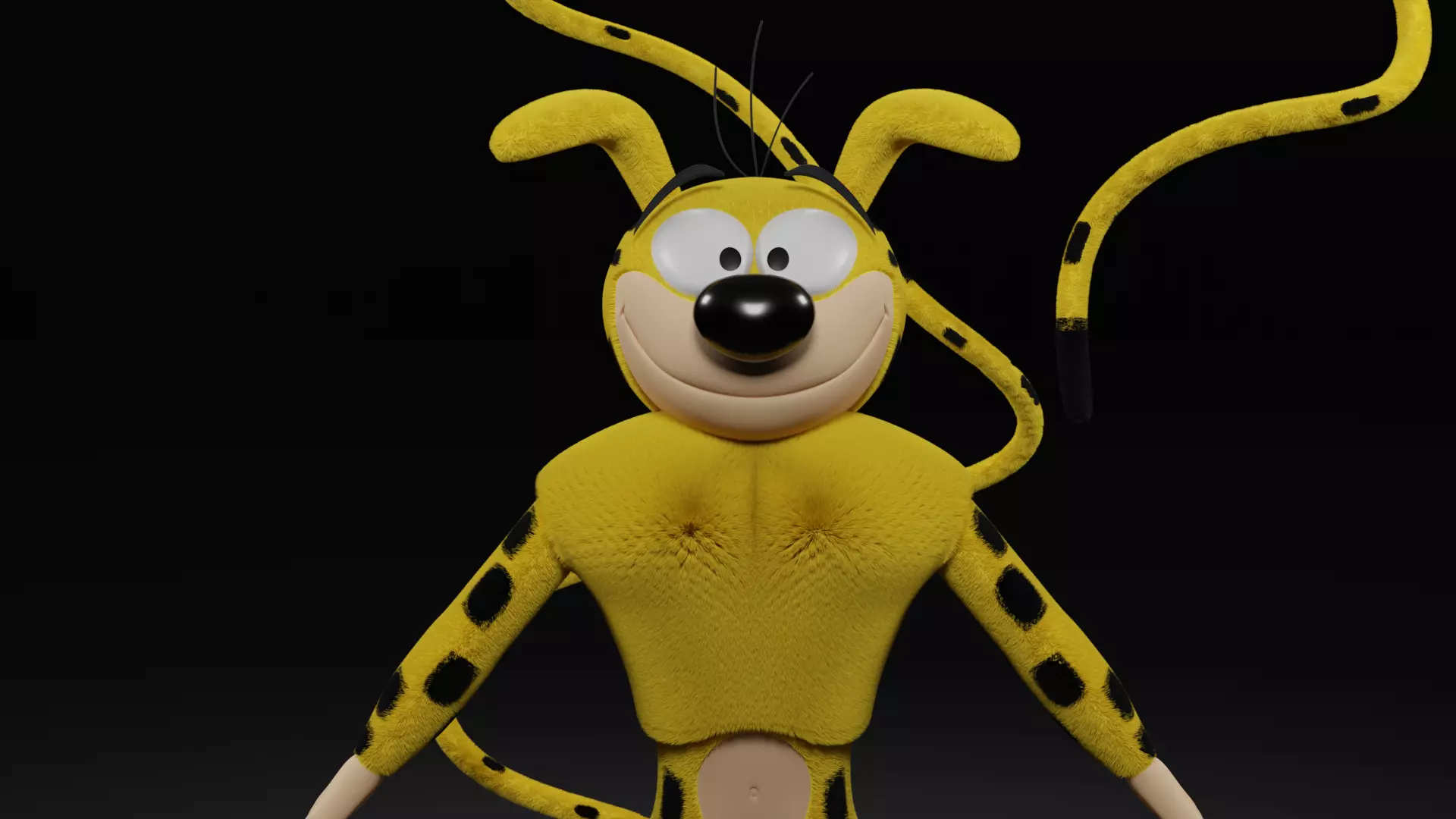Marsuplami 3D Model cheetah 3D model