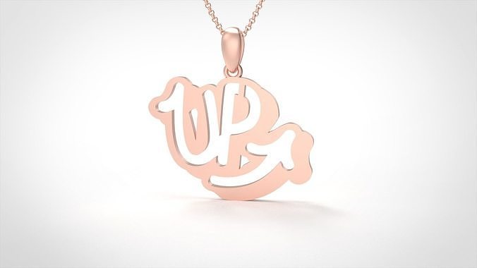 Model 889 Up Plate Pendant 3D print model