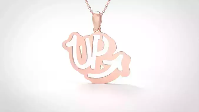 Model 889 Up Plate Pendant 3D print model