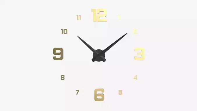 Modern Design Large Wall Clock 01