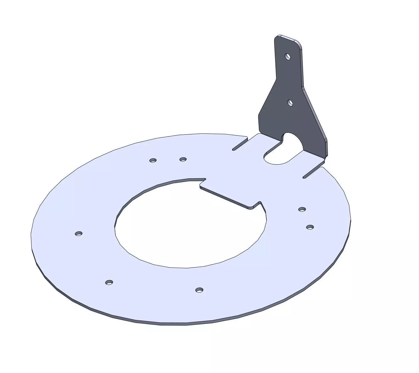 Suporte para Access Point Wi-Fi 6 Long-Range 3D model_0