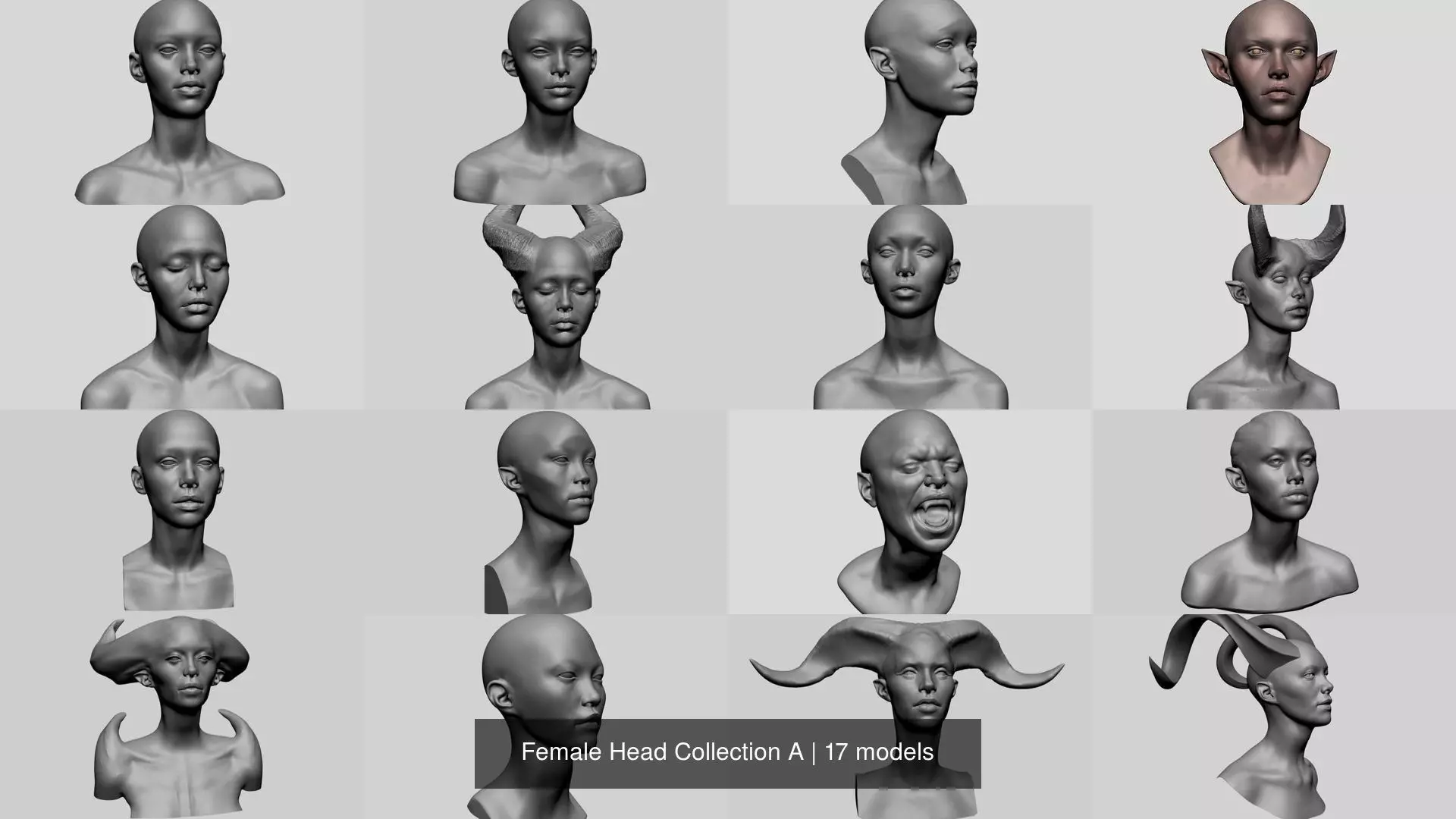 Female Head Collection A _0