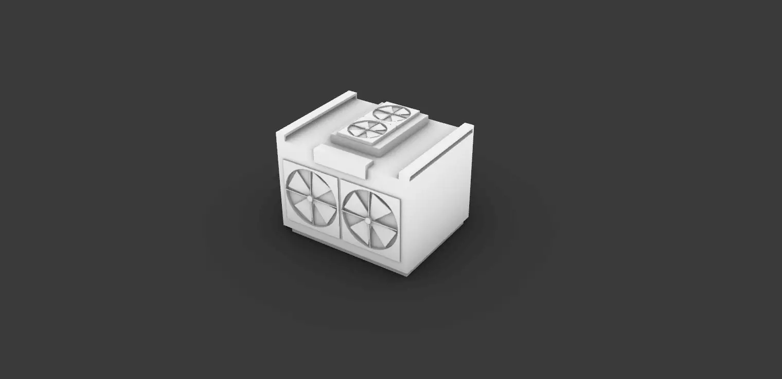 Heater box 3D model_0