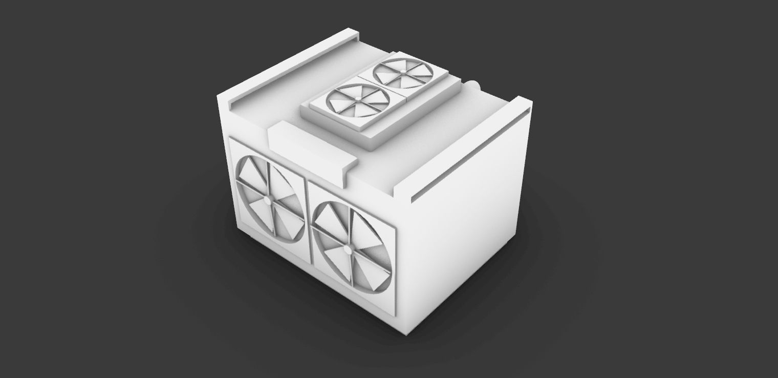 Heater box 3D model_3