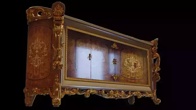 Comodo 3D ornate sideboard