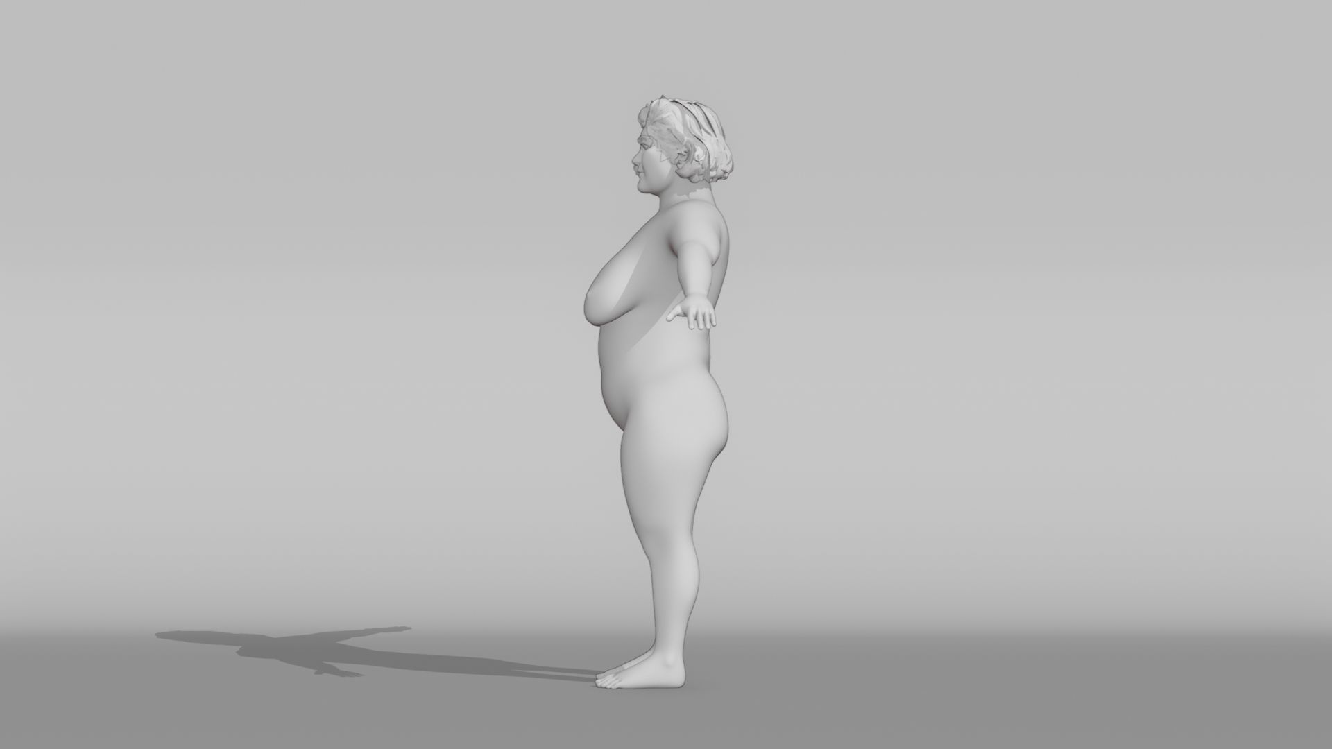 Realistic Female Character - Mercedes 3D model_10