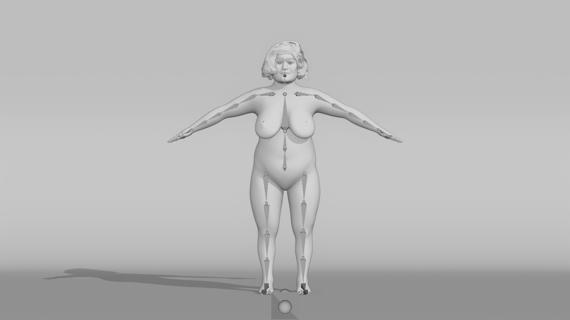 Realistic Female Character - Mercedes 3D model_17