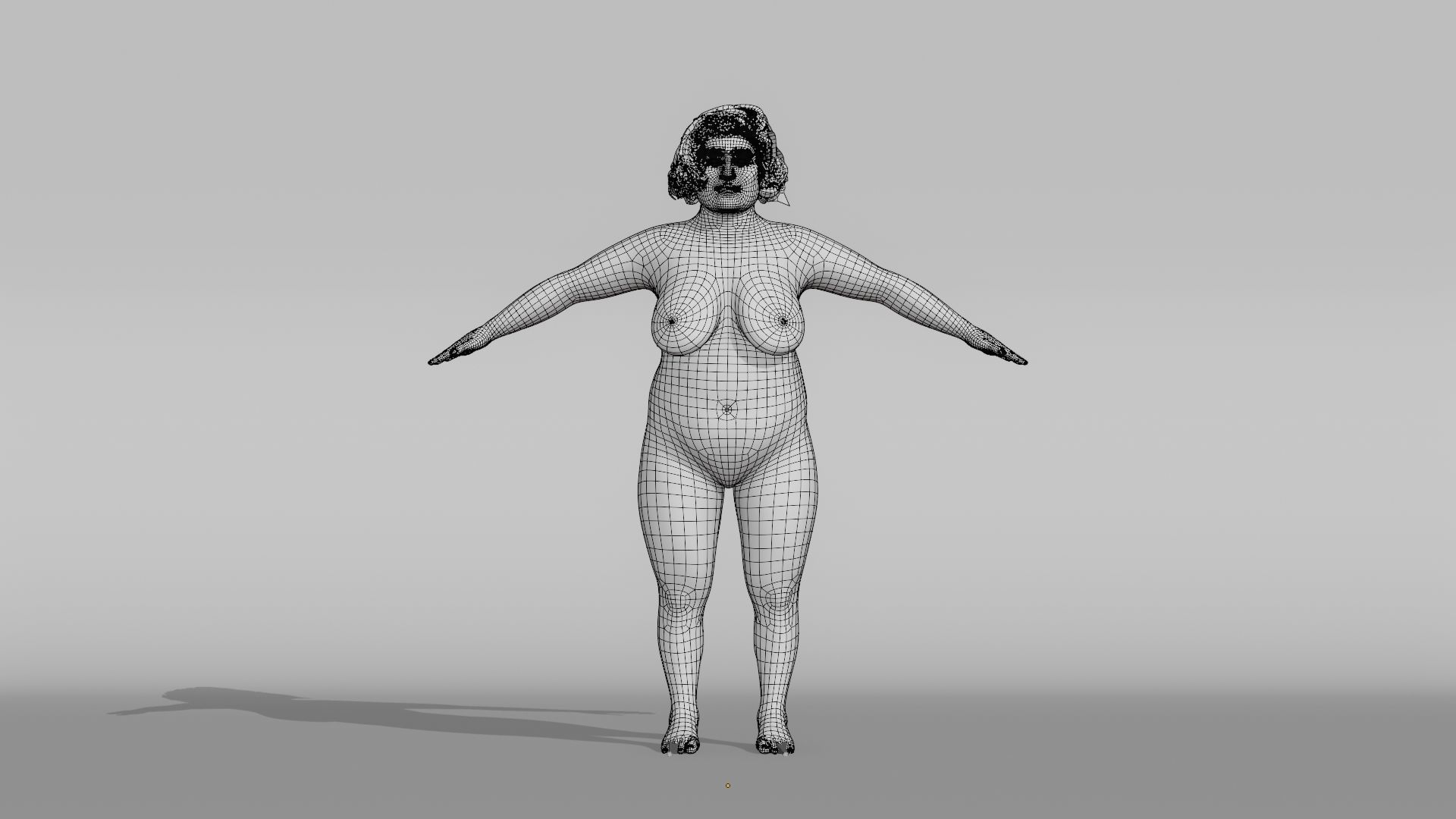 Realistic Female Character - Mercedes 3D model_12