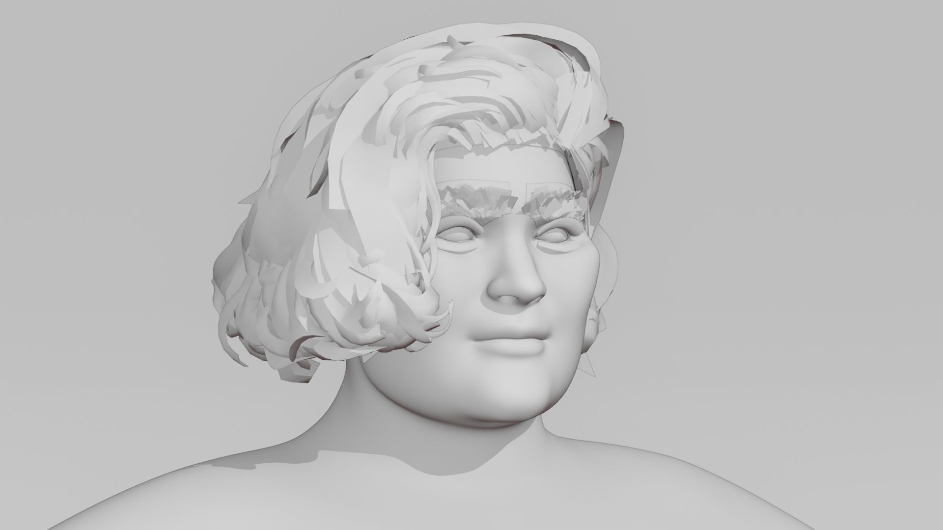 Realistic Female Character - Mercedes 3D model_6