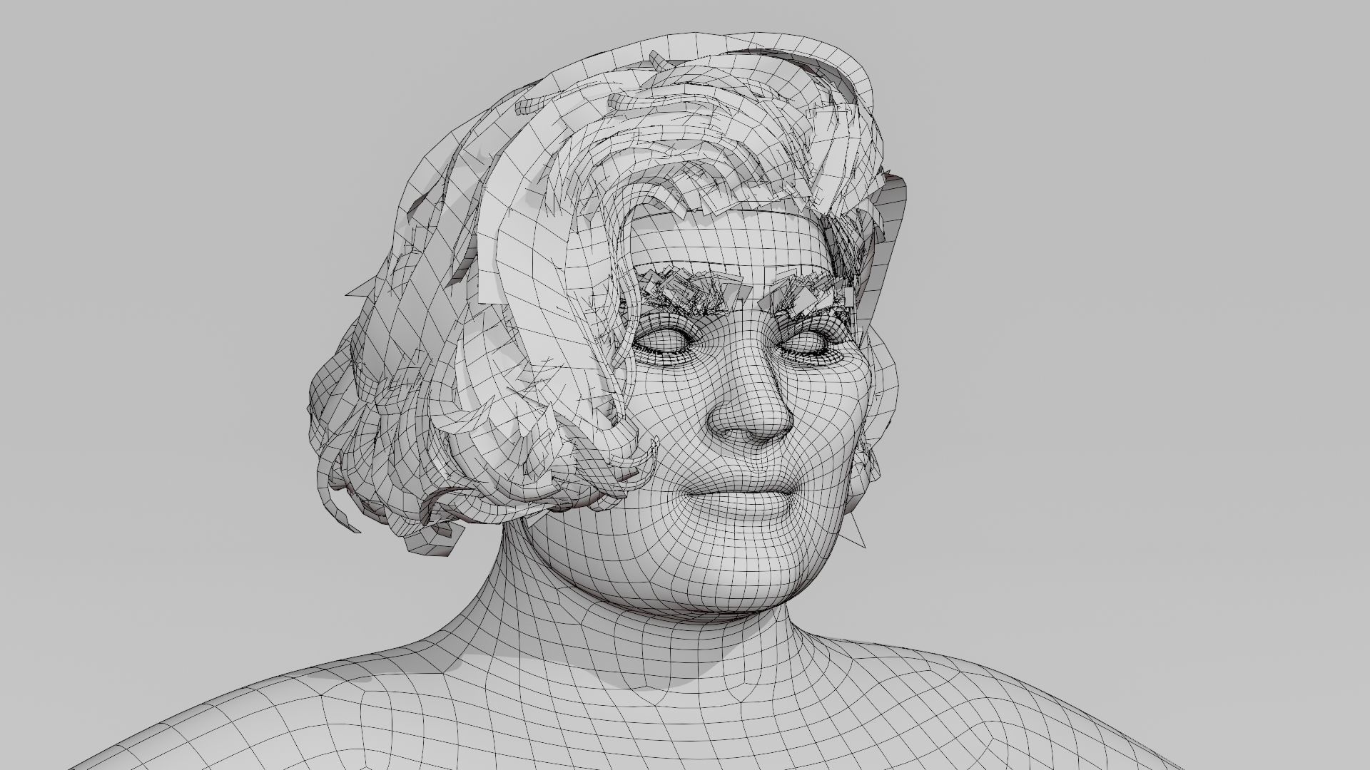 Realistic Female Character - Mercedes 3D model_11