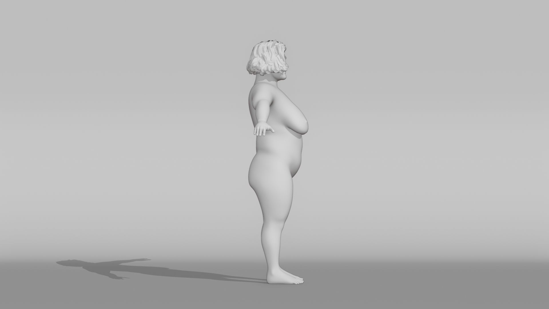 Realistic Female Character - Mercedes 3D model_8