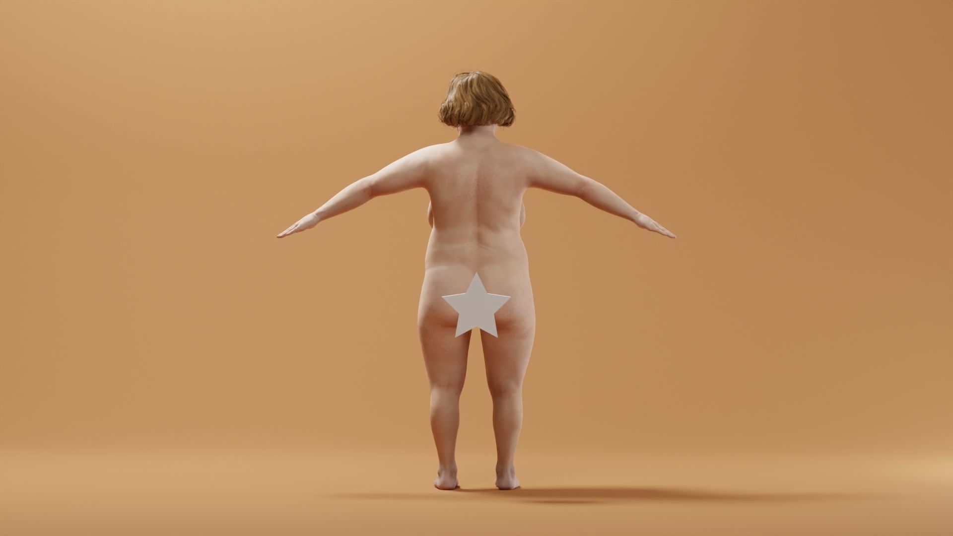 Realistic Female Character - Mercedes 3D model_4