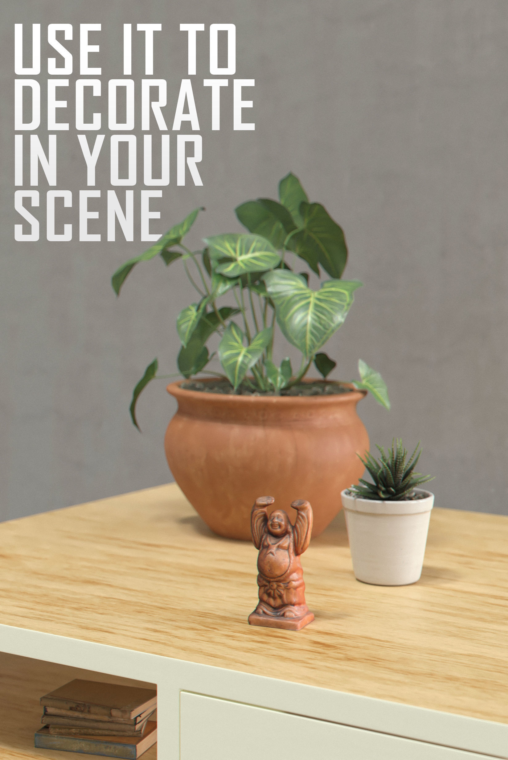 Laughing Buddha Free 3D model_5