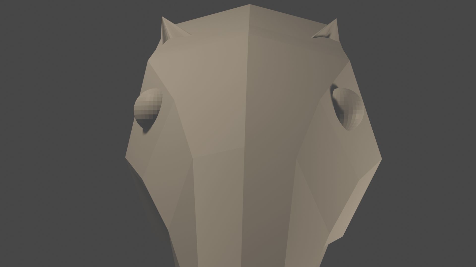 Low-Poly Anteater animal Free low-poly 3D model_3