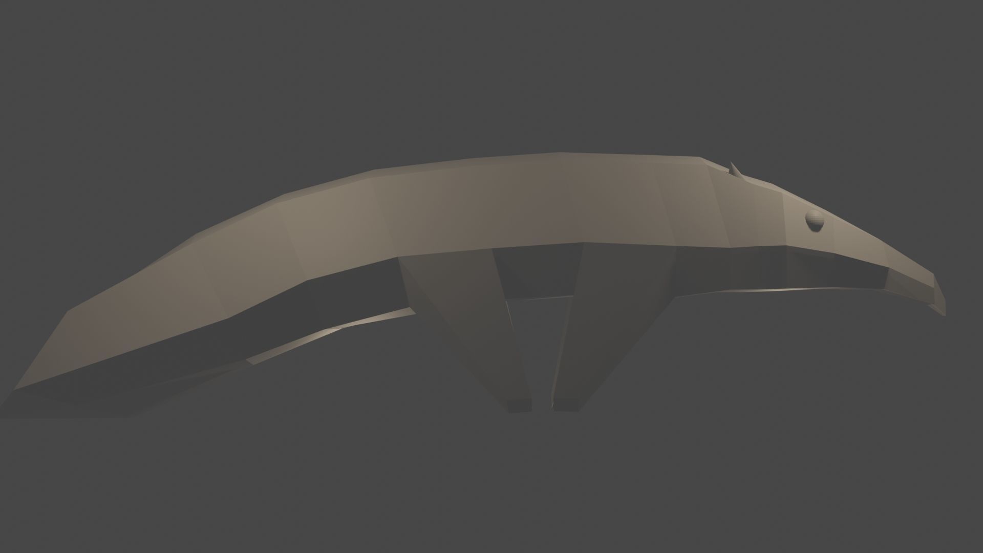 Low-Poly Anteater animal Free low-poly 3D model_2