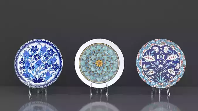 Traditional Plates 001 - 003