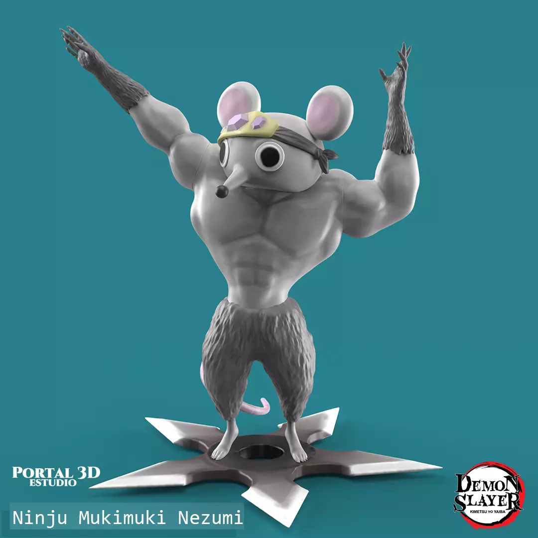 NINJU MUKIMUKI NEZUMI 3D print model_0