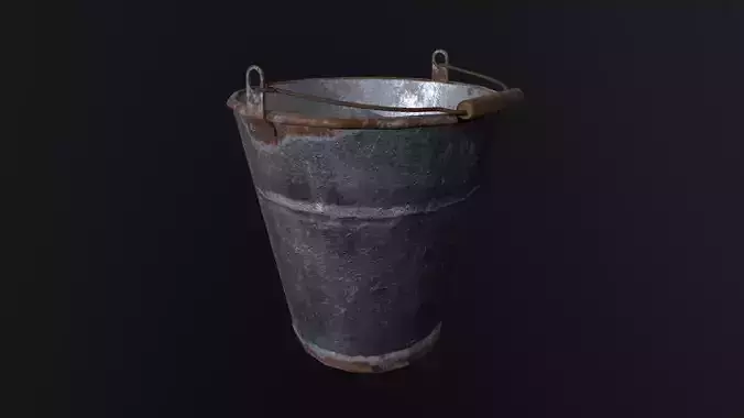 Old Iron Rusty Bucket game ready