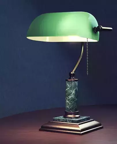 Bankers table lamp
