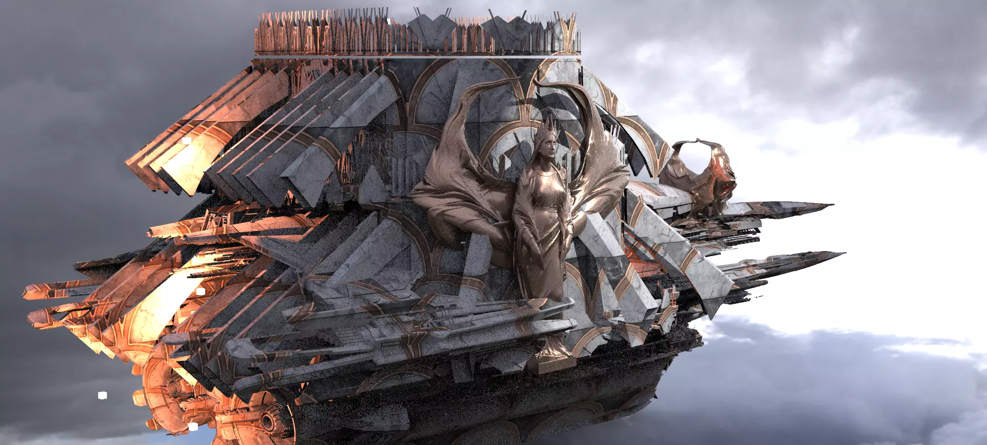 Galahad Airship 1 3D model_0