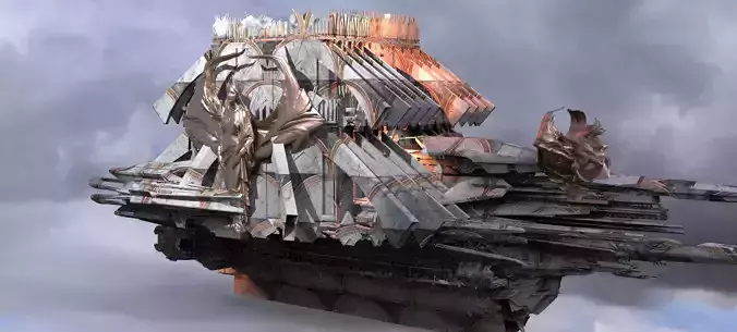 Round Table Airship 1  3D model