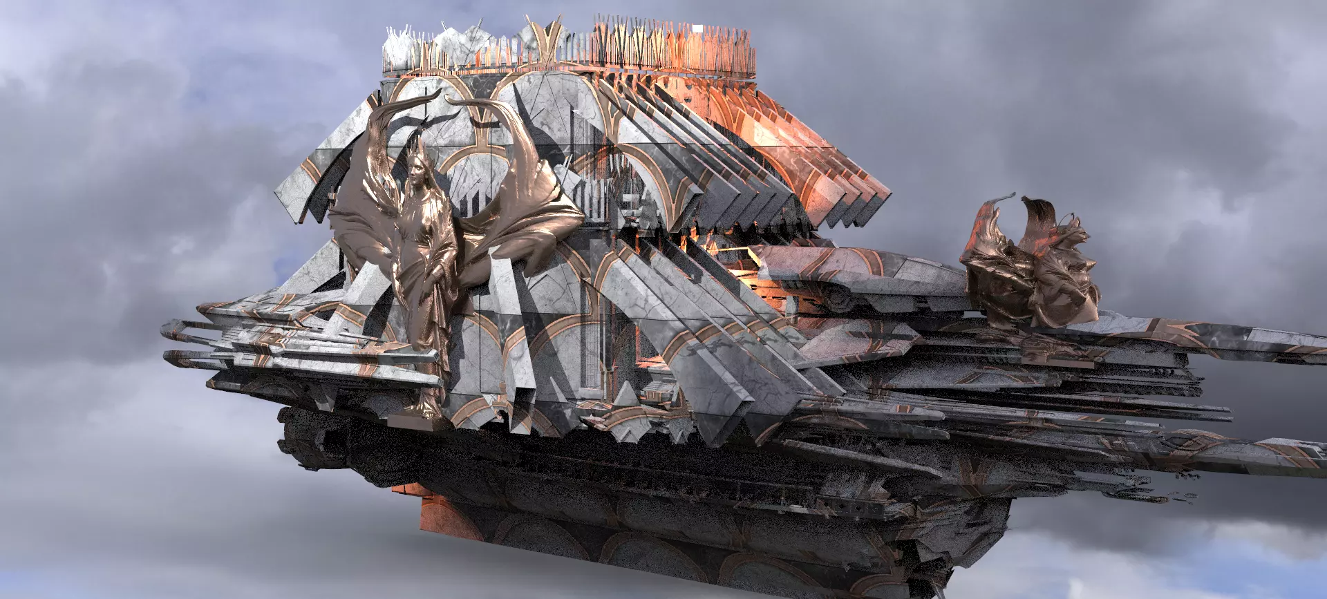 Round Table Airship 1  3D model_0