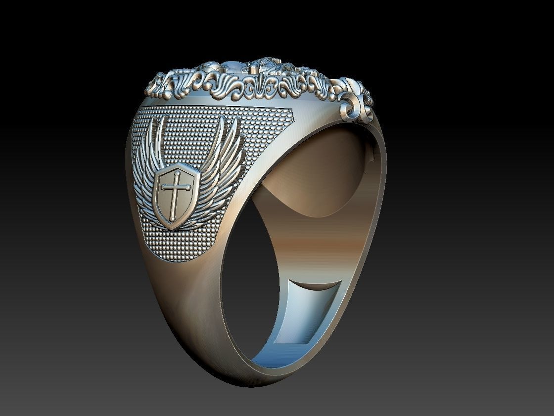Saint George Ring - Sao Jorge 3D print model_5