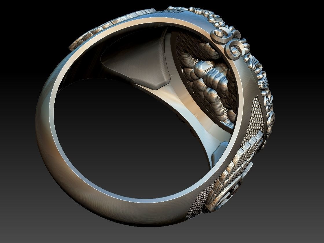 Saint George Ring - Sao Jorge 3D print model_18