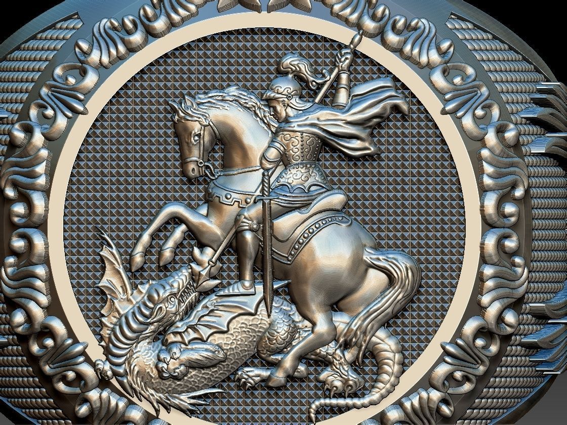 Saint George Ring - Sao Jorge 3D print model_12