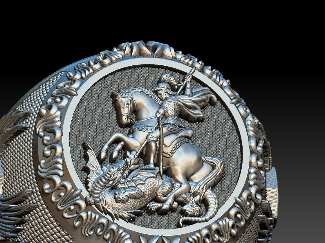 Saint George Ring - Sao Jorge 3D print model_13