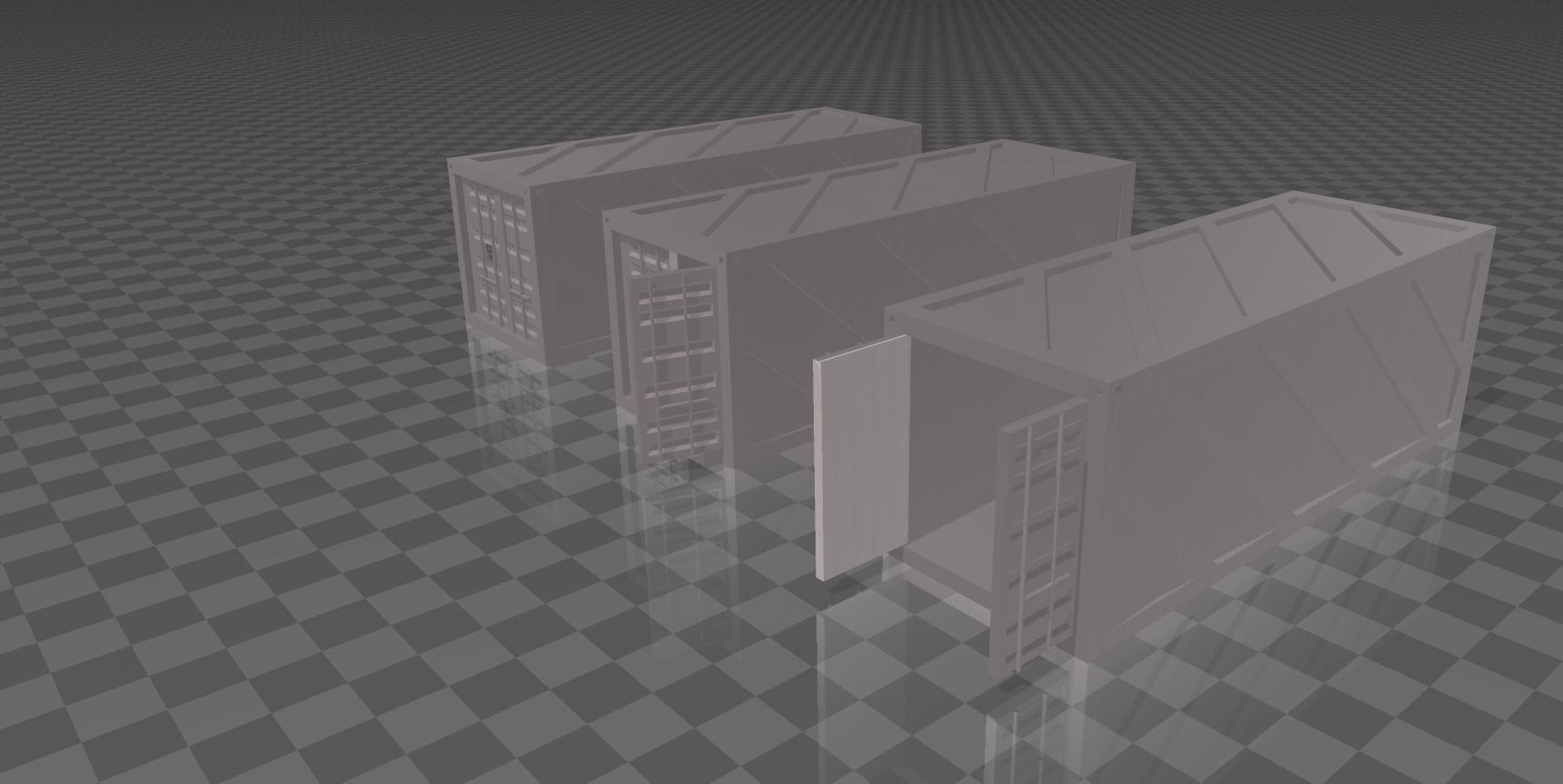 FUTURISTIC SHIPPING CONTAINER orCARGO 3D model_5