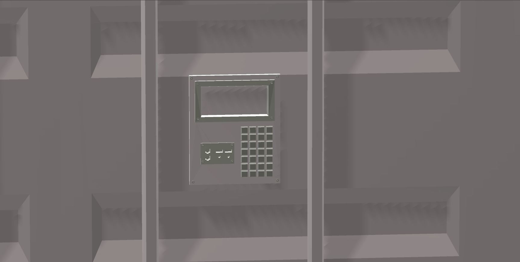 FUTURISTIC SHIPPING CONTAINER orCARGO 3D model_2