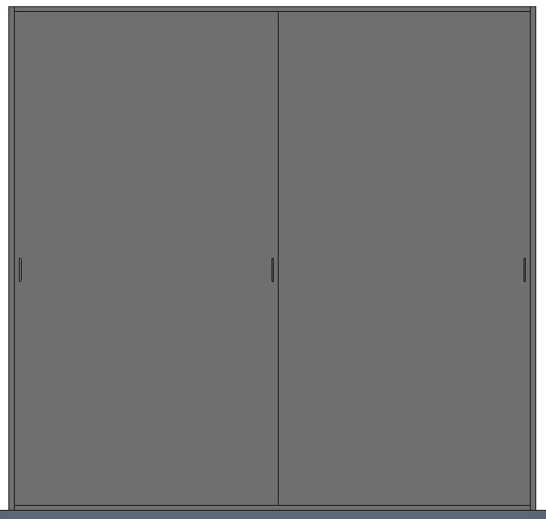 BASIC PARAMETRIC CLOSET 3D model_5