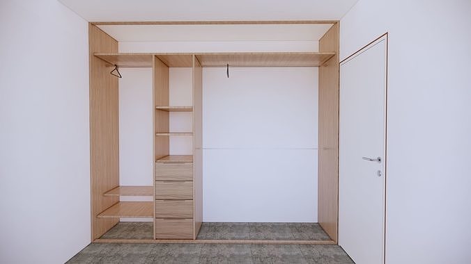 BASIC PARAMETRIC CLOSET 3D model