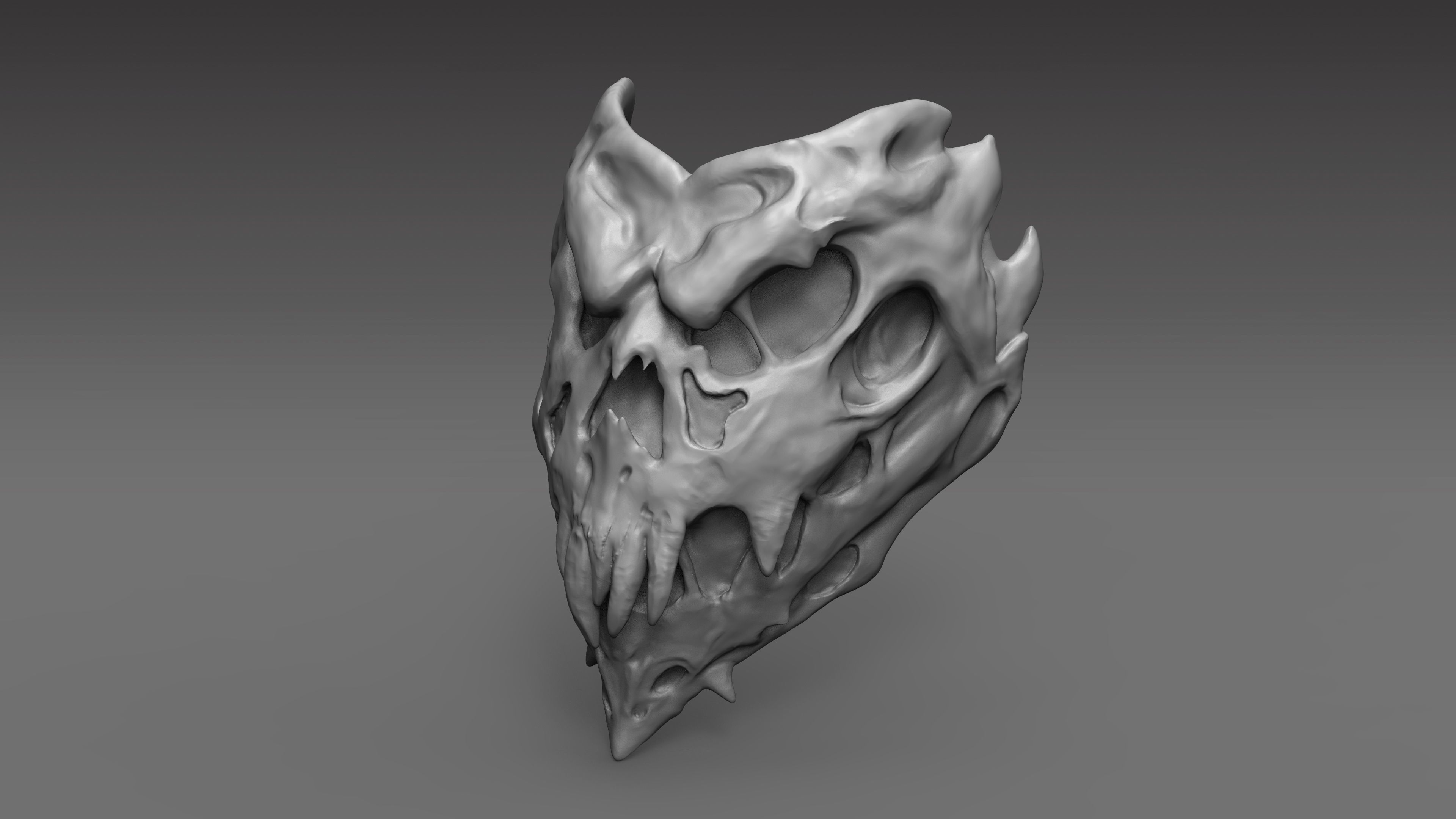 Reaper Bone Mask 3D Printable 3D print model_2