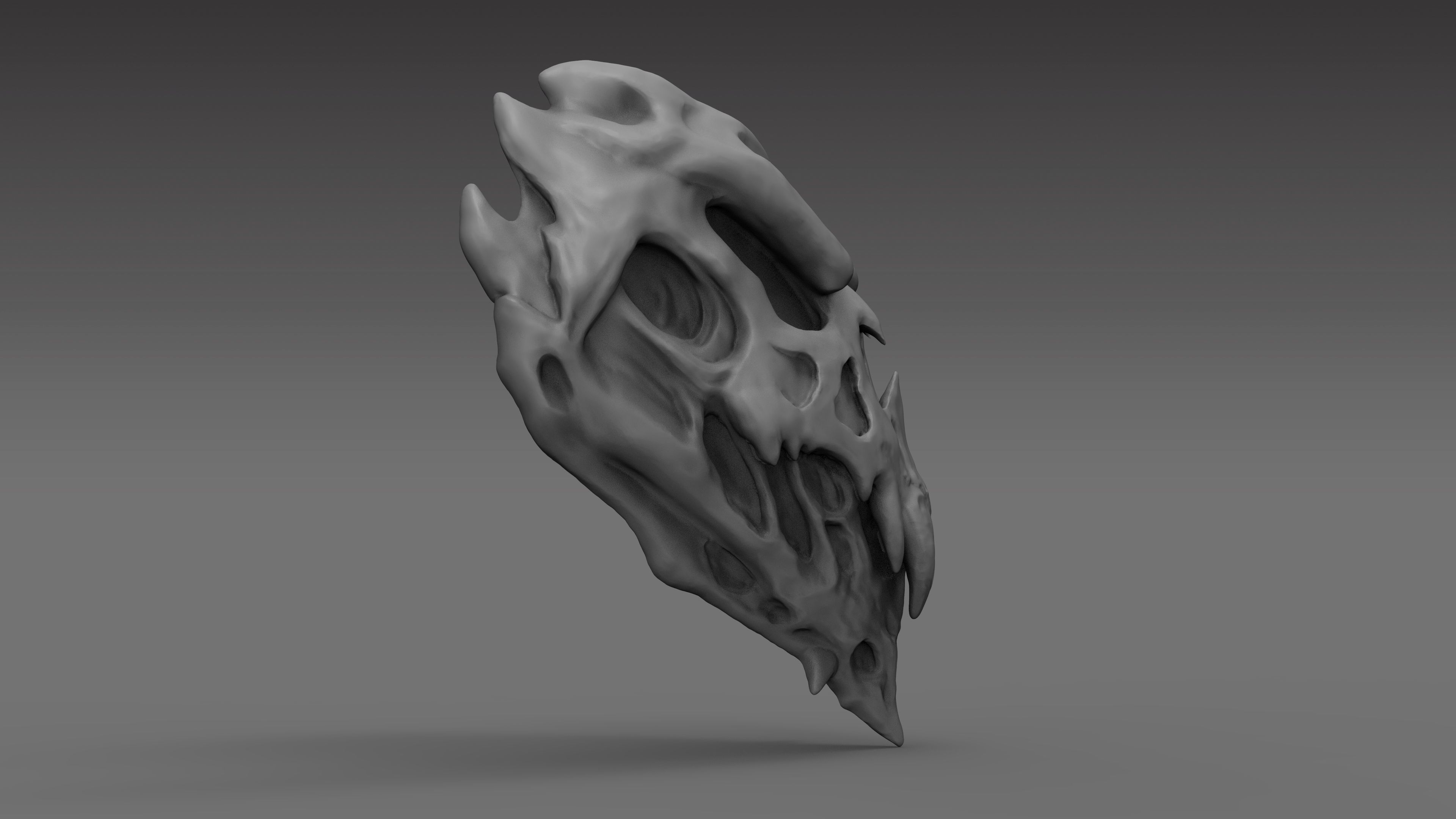 Reaper Bone Mask 3D Printable 3D print model_1