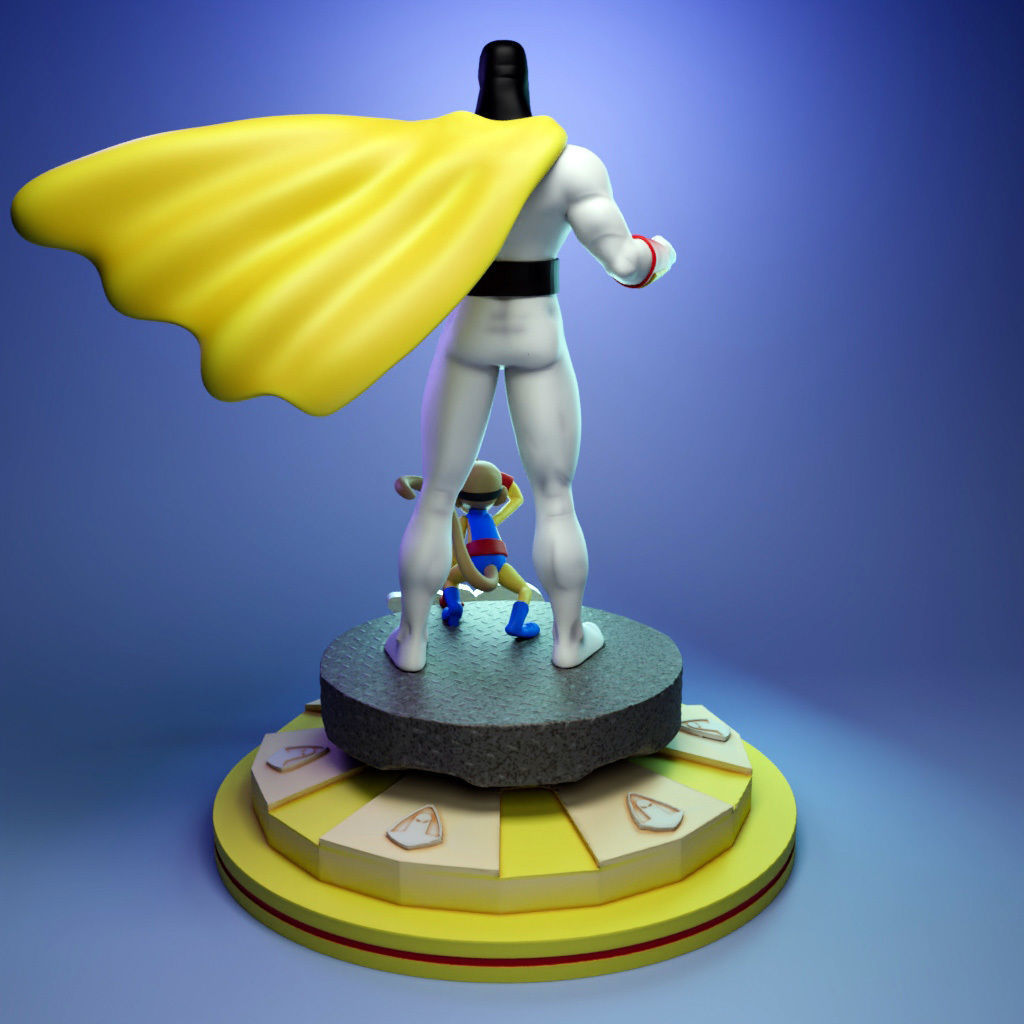 Space Ghost and Blip 3D print model_3